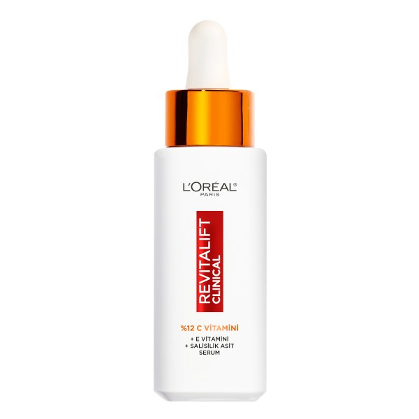 L'Oréal Paris Revitalift Clinical %12 Saf C Vitamini Aydınlatıcı, Ton Eşitleyici, Gözenek Karşıtı Serum 30 ml