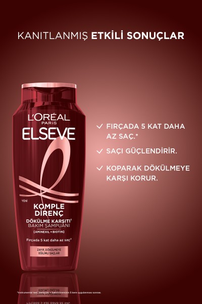 L'Oréal Paris Elseve Komple Direnç Dökülme Karşıtı Şampuan 300 ml