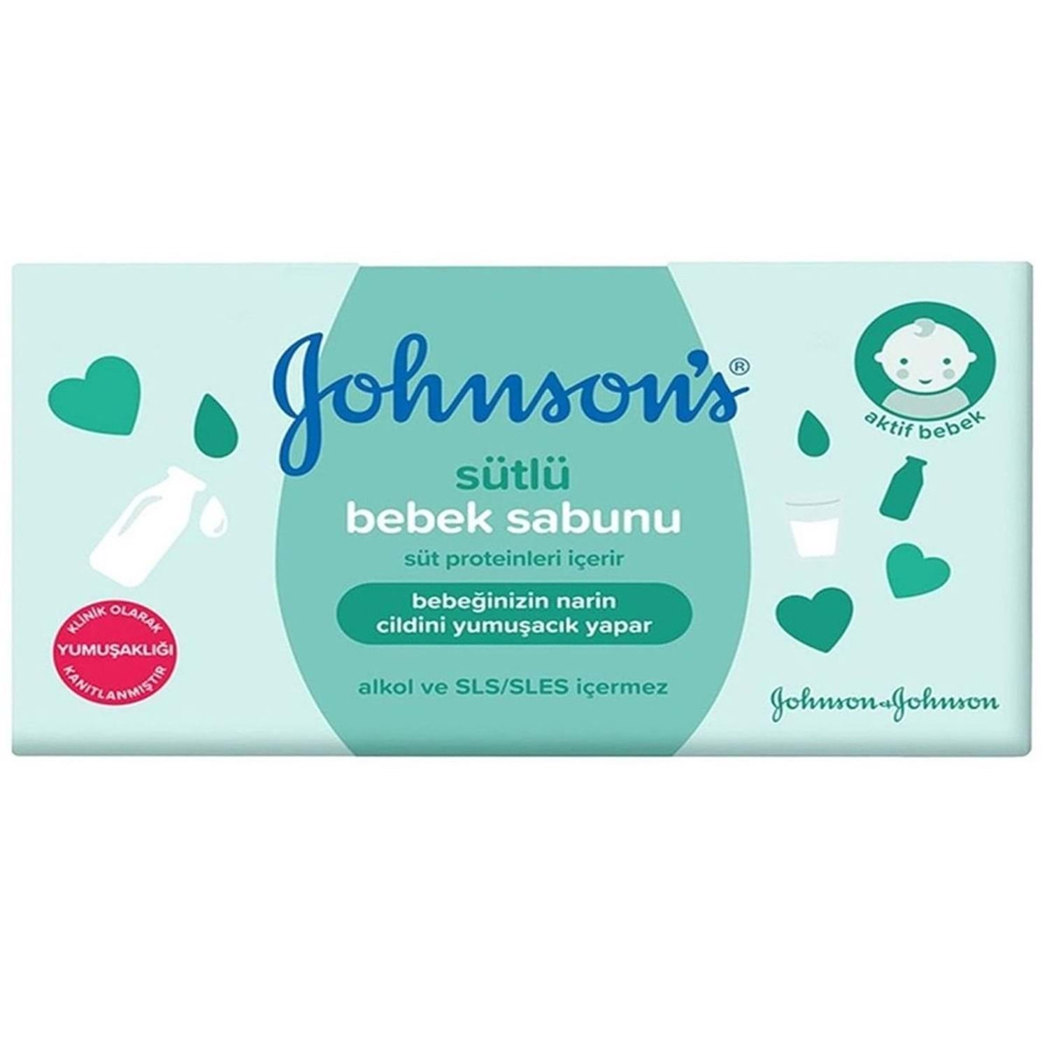 Johnsons Baby Katı Sabun 90 gr Sütlü