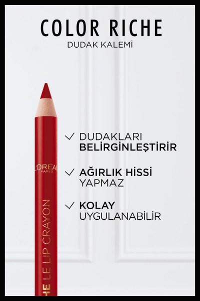 L'Oréal Paris Color Riche Dudak Kalemi - 300 Le Rouge Paris