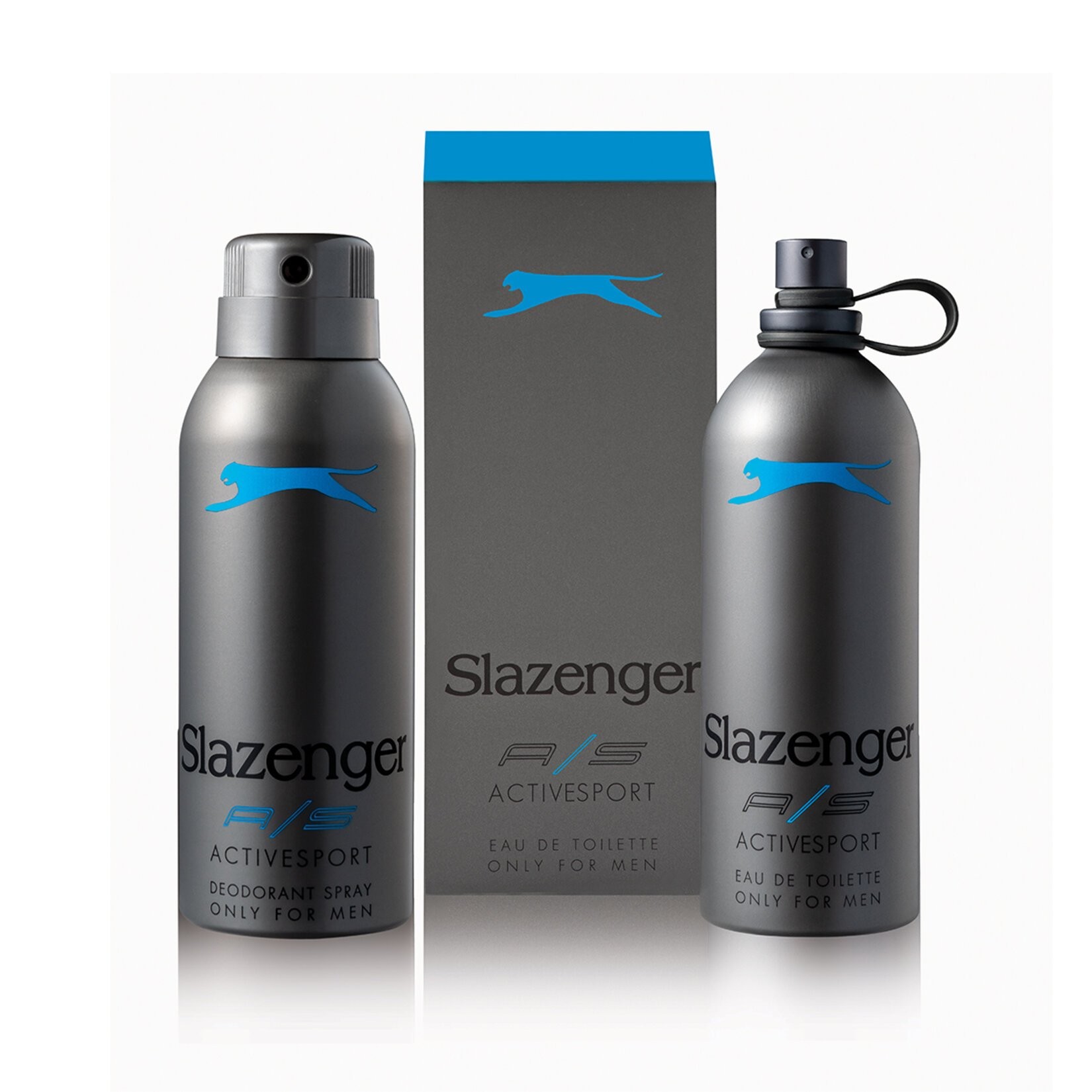 Slazenger Active Sport Mavi EDT 125 ml Erkek Parfümü + 150 ml Deodorant Seti