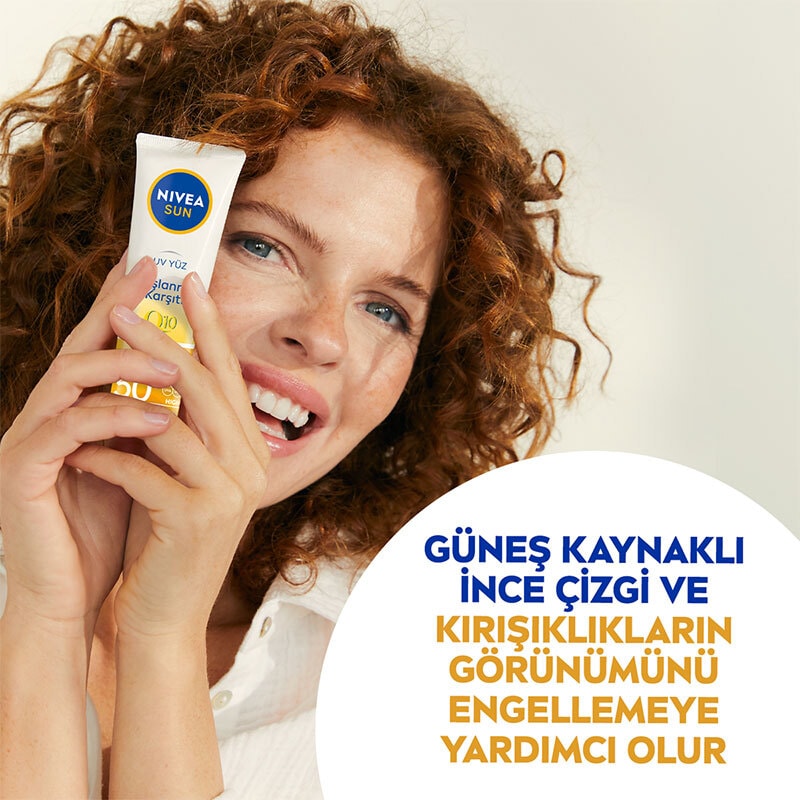 Nivea Sun Yüz Kremi 50 ml Yaslanma Ve Leke Karşıtı Spf 50