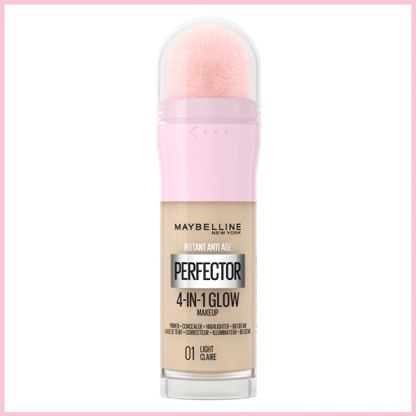 Maybelline New York Instant Perfector Glow 4 Etki 1 Arada Fondöten- 01 Light