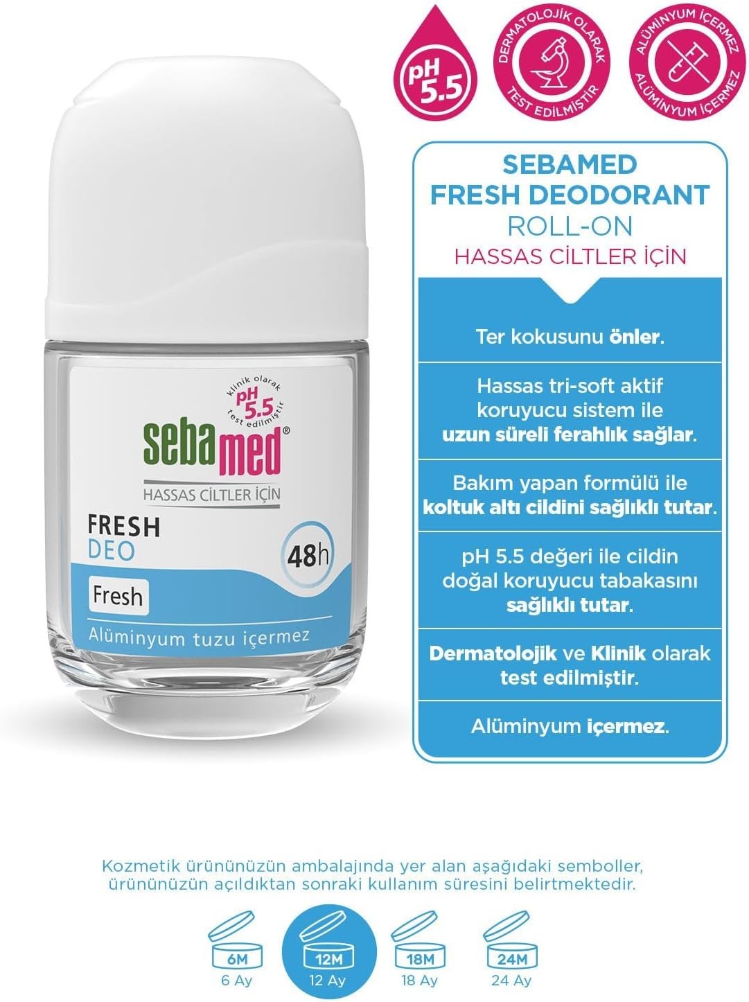 Sebamed Roll-On 50 ml Fresh