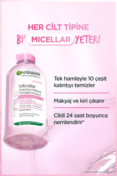 Garnier Micellar Kusursuz Makyaj Temizleme Suyu 400ML