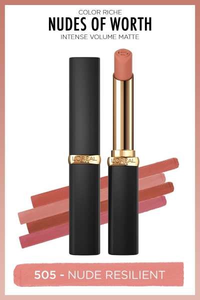 L'Oréal Paris Color Riche Intense Volume Matte Ruj -  505 Nude Resilient