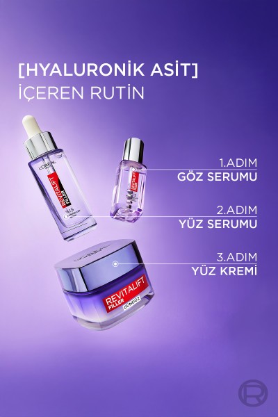 L'Oréal Paris Revitalift Filler %1.5 Saf Hyaluronik Asit Kırışıklık Karşıtı Serum- 30 ML
