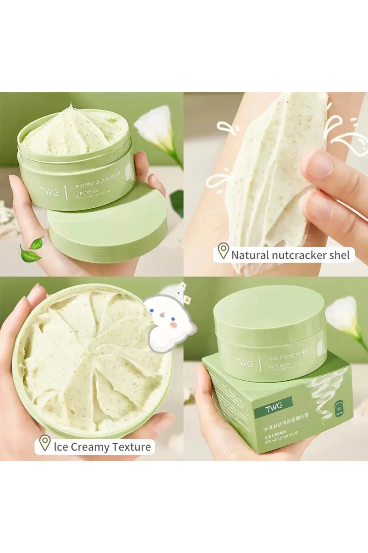 Ice Cream İpeksi Yüz ve Vücut Peeling 200g