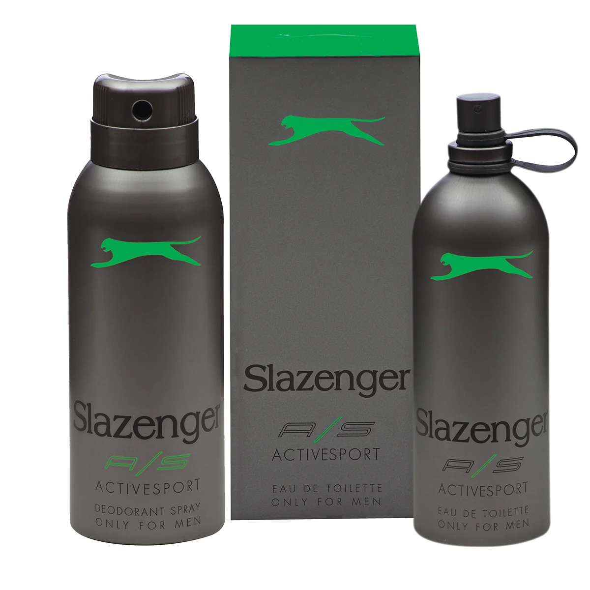 Slazenger Active Sport Yeşil EDT 125 ml Erkek Parfümü + 150 ml Deodorant Seti