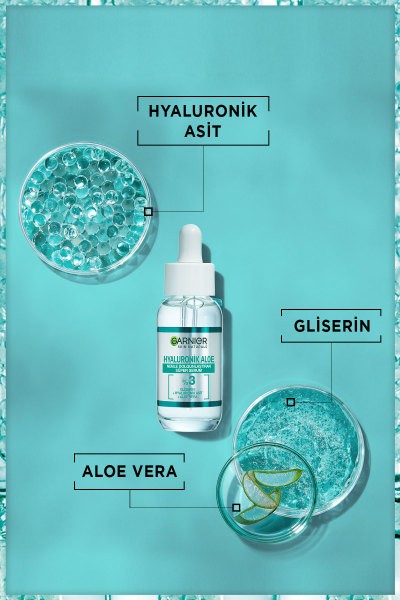 Garnier Hyaluronik Aloe Nemlendirici ve Dolgunlaştırıcı Süper Serum 30ML