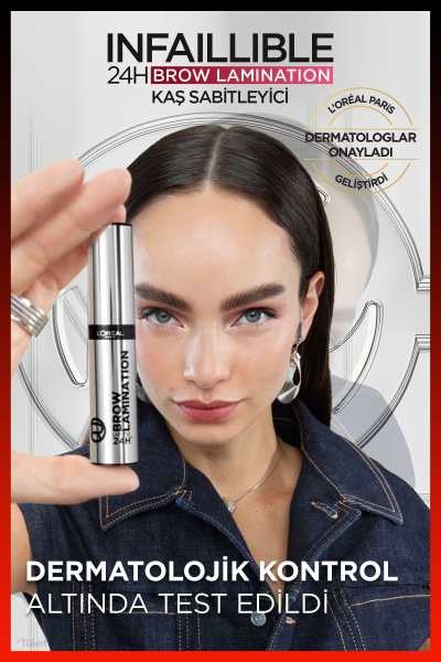 L'Oréal Paris Infaillible 24H Brow Lamination Şeffaf Kaş Sabitleyici