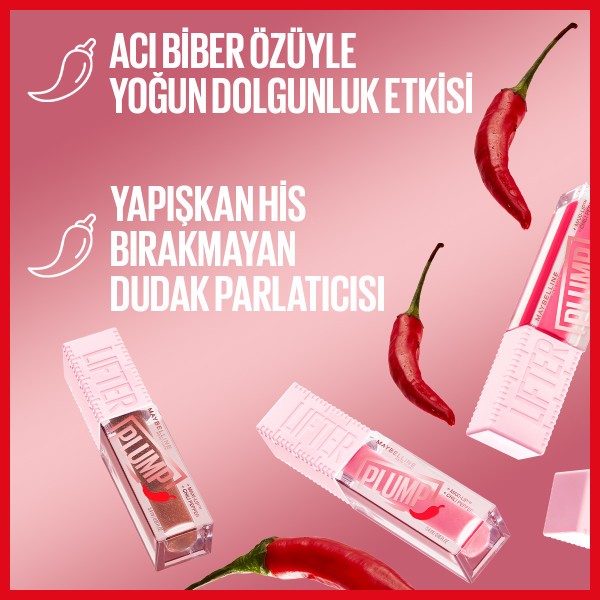 Maybelline New York Lifter Plump Dudak Parlatıcısı- 001 Blush Blaze