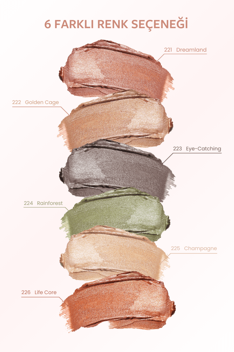 Pastel Glow Liquid Eyeshadow - Likit Far 226 Life Core