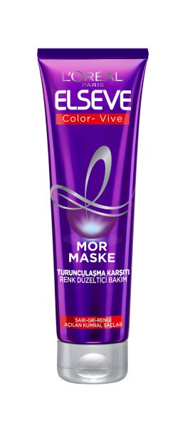 L'Oréal Paris Elseve Turunculaşma Karşıtı Renk Düzeltici Mor Maske 150ml