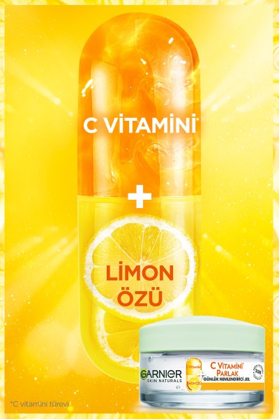 Garnier C Vitamini Parlak Günlük Nemlendirici Jel 50ml