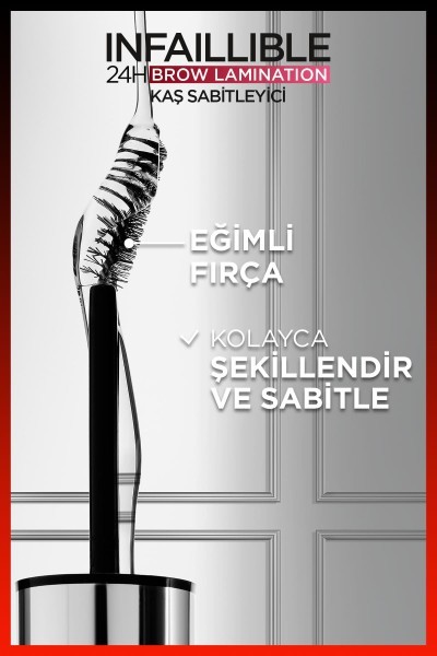 L'Oréal Paris Infaillible 24H Brow Lamination Şeffaf Kaş Sabitleyici