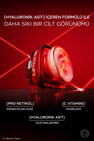 L'Oréal Paris Revitalift Lazer X3 Yoğun Yaşlanma Karşıtı Gündüz Bakım Kremi