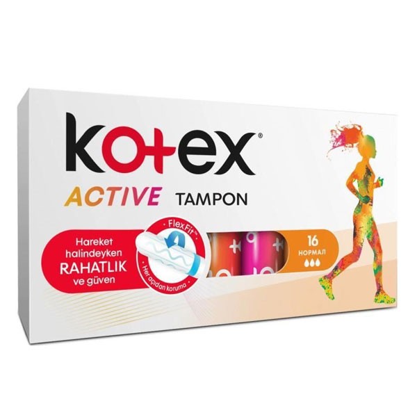 Kotex Active Tampon 16'lı Uzun