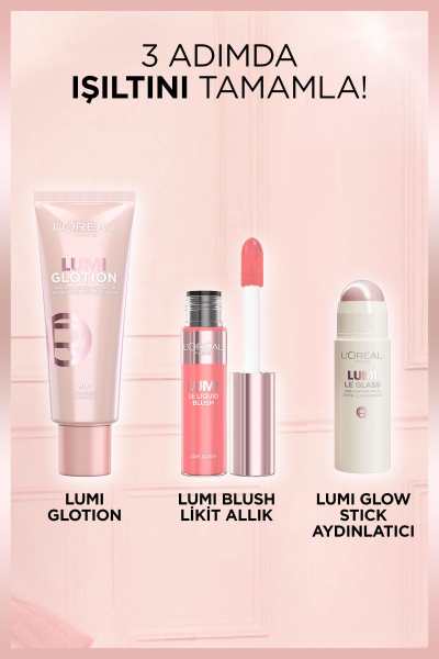 L’Oréal Paris Lumi Blush Likit Allık - Glowy Worth It Medium - 635