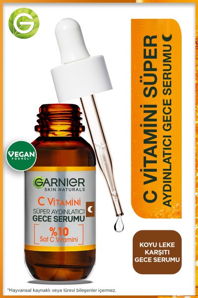Garnier C Vitamini Süper Aydınlatıcı Gece Serumu