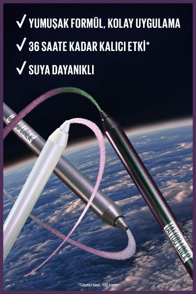 Maybelline New York Tattoo Liner Jel Göz Kalemi - 822 Space Graphite