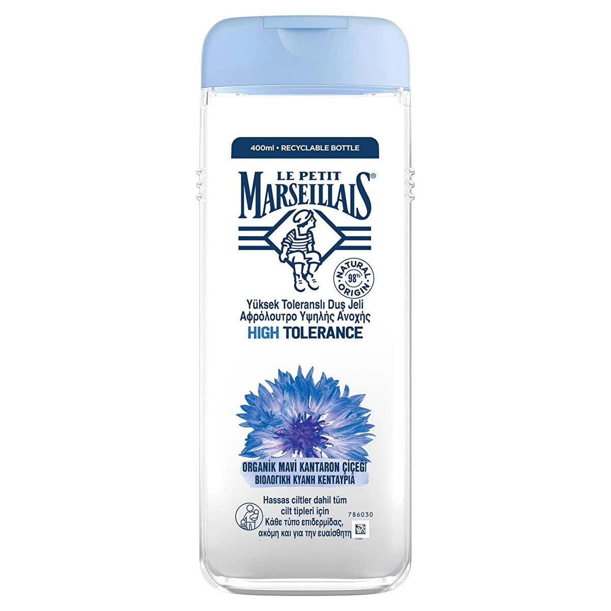 Le Petit Marseillais Hassas Ciltler İçin Cilt Yatıştırıcı Duş Jeli Organik Mavi Kantaron Çiçeği 400 ml