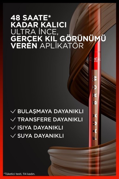 L'Oréal Paris Infaillible Faux Brow Ultra İnce Uçlu Kaş Kalemi - Light Brunette