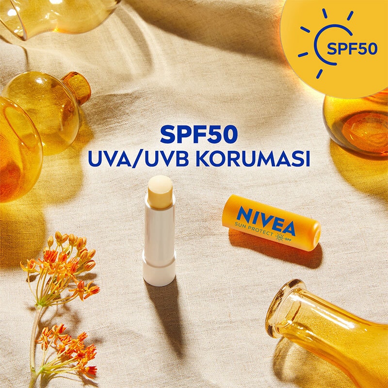 Nivea Sun SPF50 Yüksek Güneş Koruyucu Dudak Bakım Kremi 4.8 gr