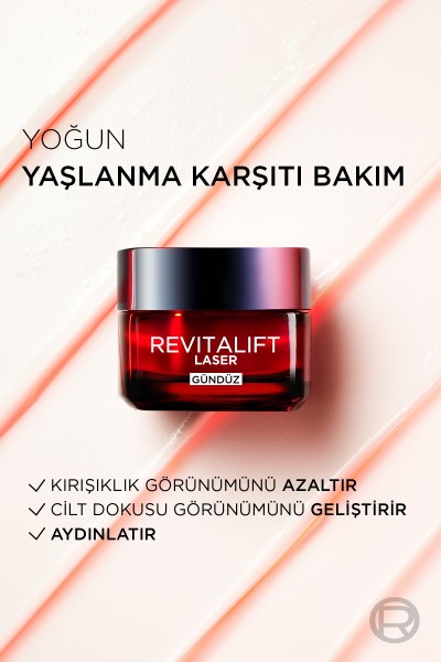L'Oréal Paris Revitalift Lazer X3 Yoğun Yaşlanma Karşıtı Gündüz Bakım Kremi