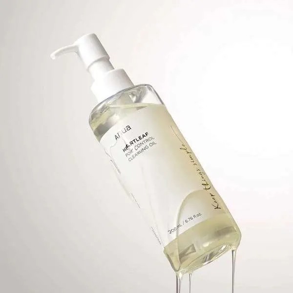 Anua – Heartleaf Pore Control Cleansing Oil (Siyah ve Beyaz Nokta Karşıtı Gözenek Temizleyici Yağ) 200 ml