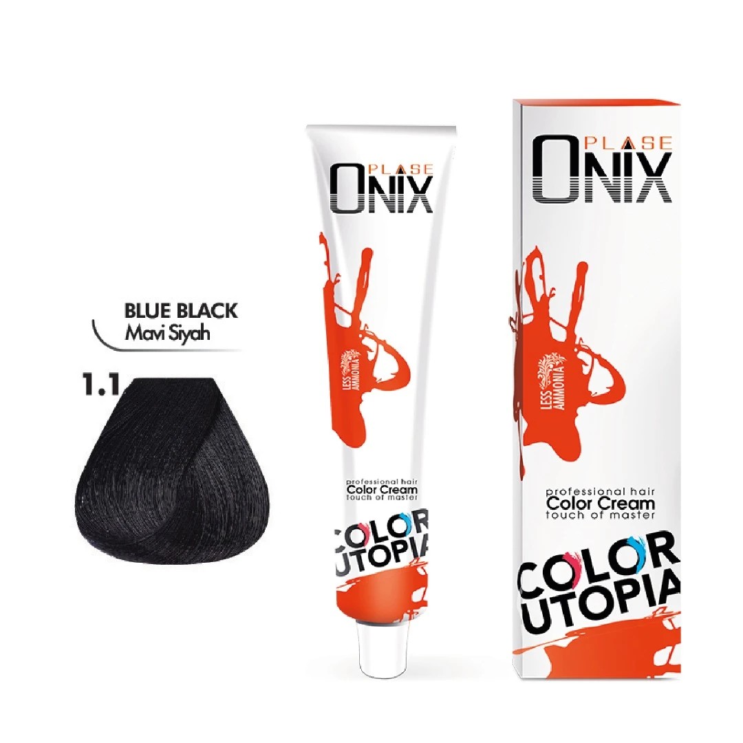 Morfose Onix Tüp Saç Boyası 1.1 Mavi Siyah 60 ml
