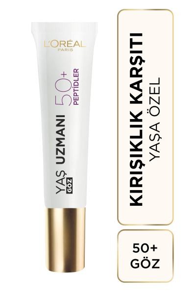 L'Oréal Paris Yaş Uzmanı 50+ Kırışıklık Karşıtı Yenileyici Göz Kremi