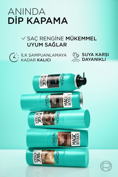 L’Oréal Paris Magic Retouch Beyaz Saçlar İçin Kapatıcı Sarı Saç Spreyi 75 Ml