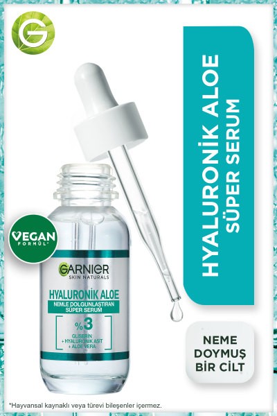Garnier Hyaluronik Aloe Nemlendirici ve Dolgunlaştırıcı Süper Serum 30ML