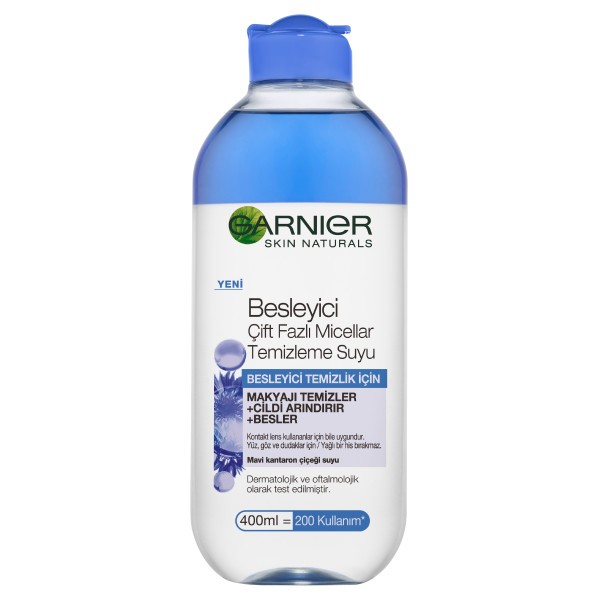 Garnier Besleyici Çift Fazlı Micellar Temizleme Suyu 400ML