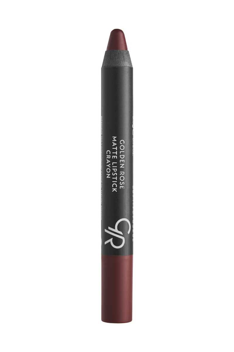 GR Matte Lipstick Crayon - 01 Chocolate Brown - Mat Ruj