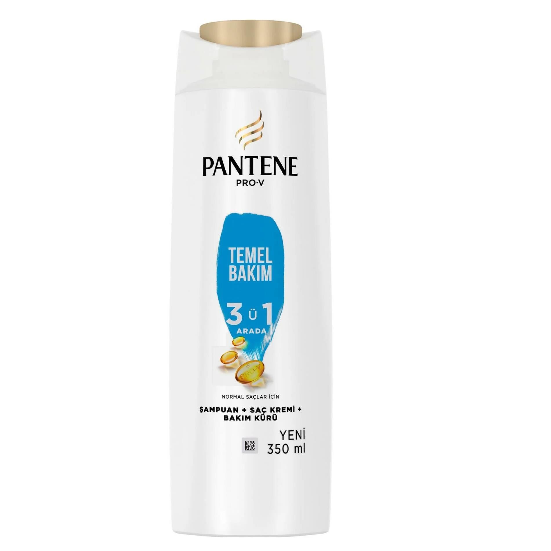 Pantene Şampuan 3ü1 Arada Temel Bakım 350 Ml