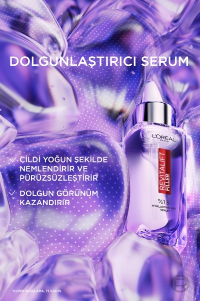 L'Oréal Paris Revitalift Filler %1.5 Saf Hyaluronik Asit Kırışıklık Karşıtı Serum- 30 ML