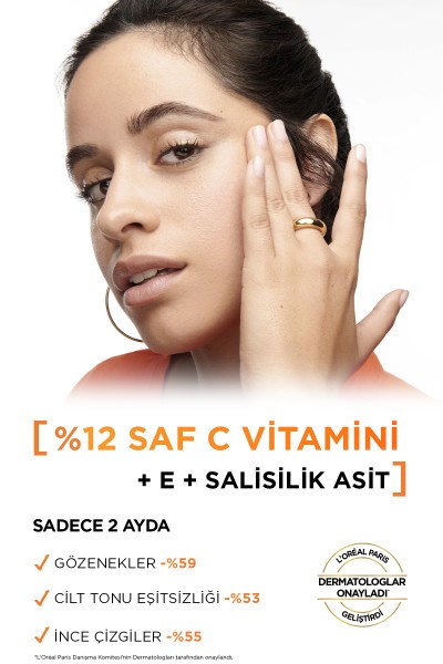L'Oréal Paris Revitalift Clinical %12 Saf C Vitamini Aydınlatıcı, Ton Eşitleyici, Gözenek Karşıtı Serum 30 ml
