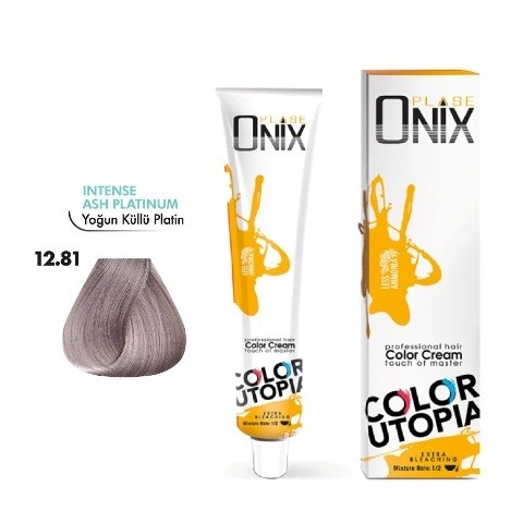 Morfose Onix Tüp Saç Boyası 12.81 Yoğun Küllü Platin 60 ml