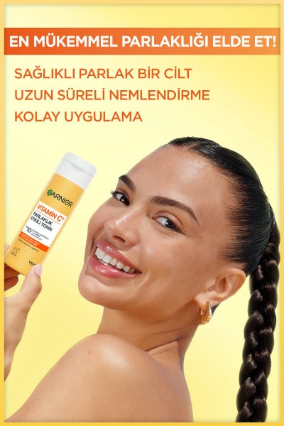 Garnier Vitamin C Parlaklık Etkili Tonik // Gliserin, Niasinamid, Salisilik Asit 120 ML