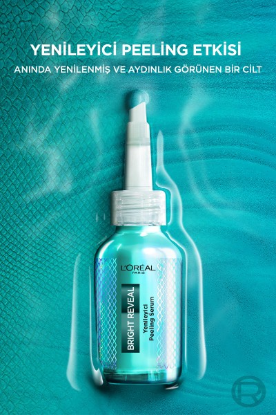 L'Oréal Paris Bright Reveal Koyu Lekelere Karşı Hızlı Etkili Yenileyici Peeling Serum 25% [AHA + BHA + PHA] 25ml