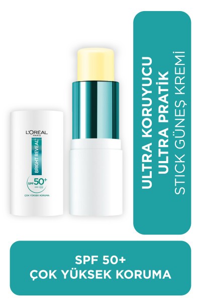 L'Oréal Paris Bright Reveal Spf 50+ Ultra Koruyucu Ultra Pratik Stick Güneş Kremi 9ml