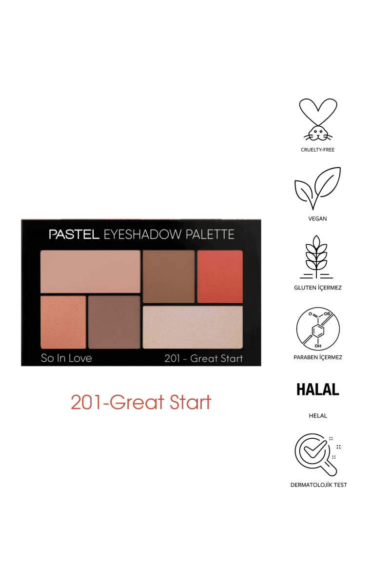 Pastel Eyeshadow Palette So In Love - Far Paleti 201 Great Start