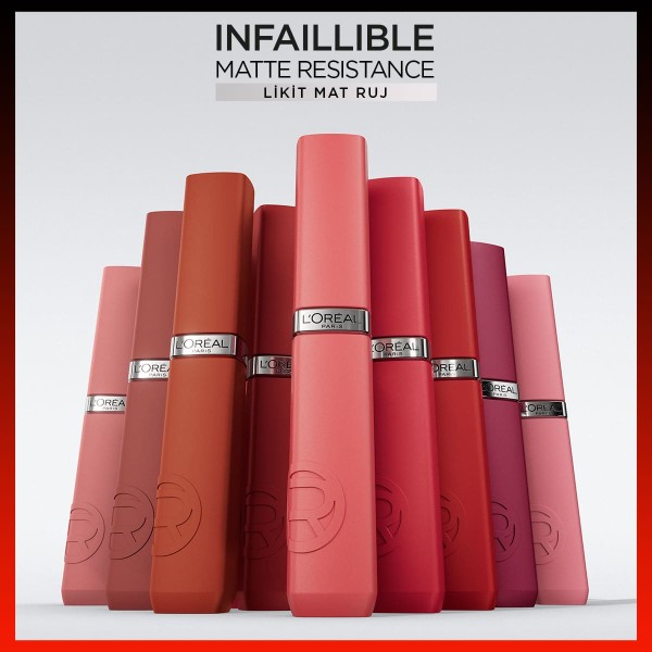 L'Oréal Paris Infaillible Matte Resistance Likit Mat Ruj - 625 Summer Flying