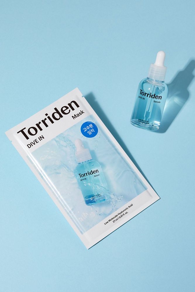 Torriden – DIVE-IN Low Molecular Hyaluronic Acid Mask Pack (5 Tip Mikro Hyaluronik Asitli Nem Bombası Yaprak Maske) 27ml