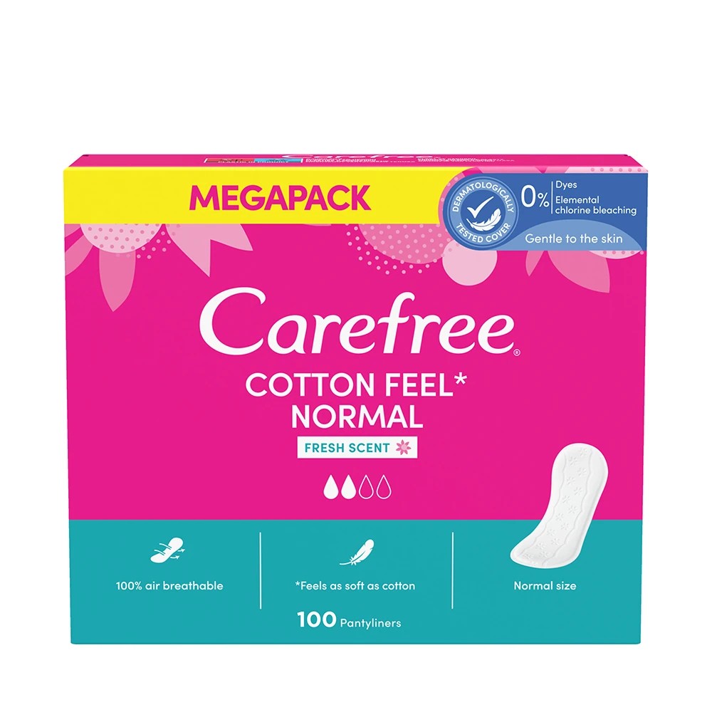 Carefree Normal Cotton Parfümlü 100'lü