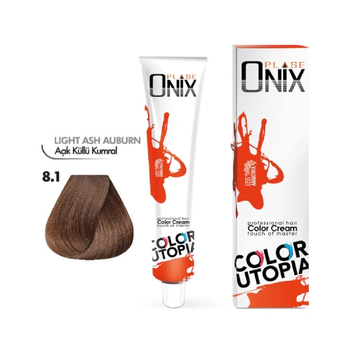Morfose Onix Tüp Saç Boyası 8.1 Açık Küllü Kumral 60 ml