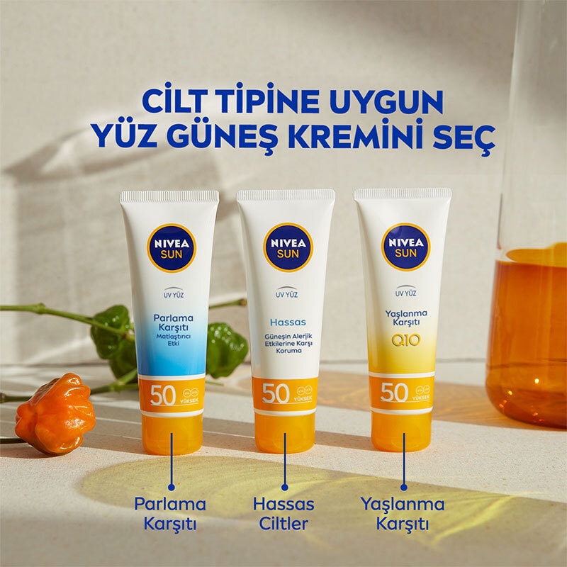Nivea Sun Yüz Kremi 50 ml Yaslanma Ve Leke Karşıtı Spf 50