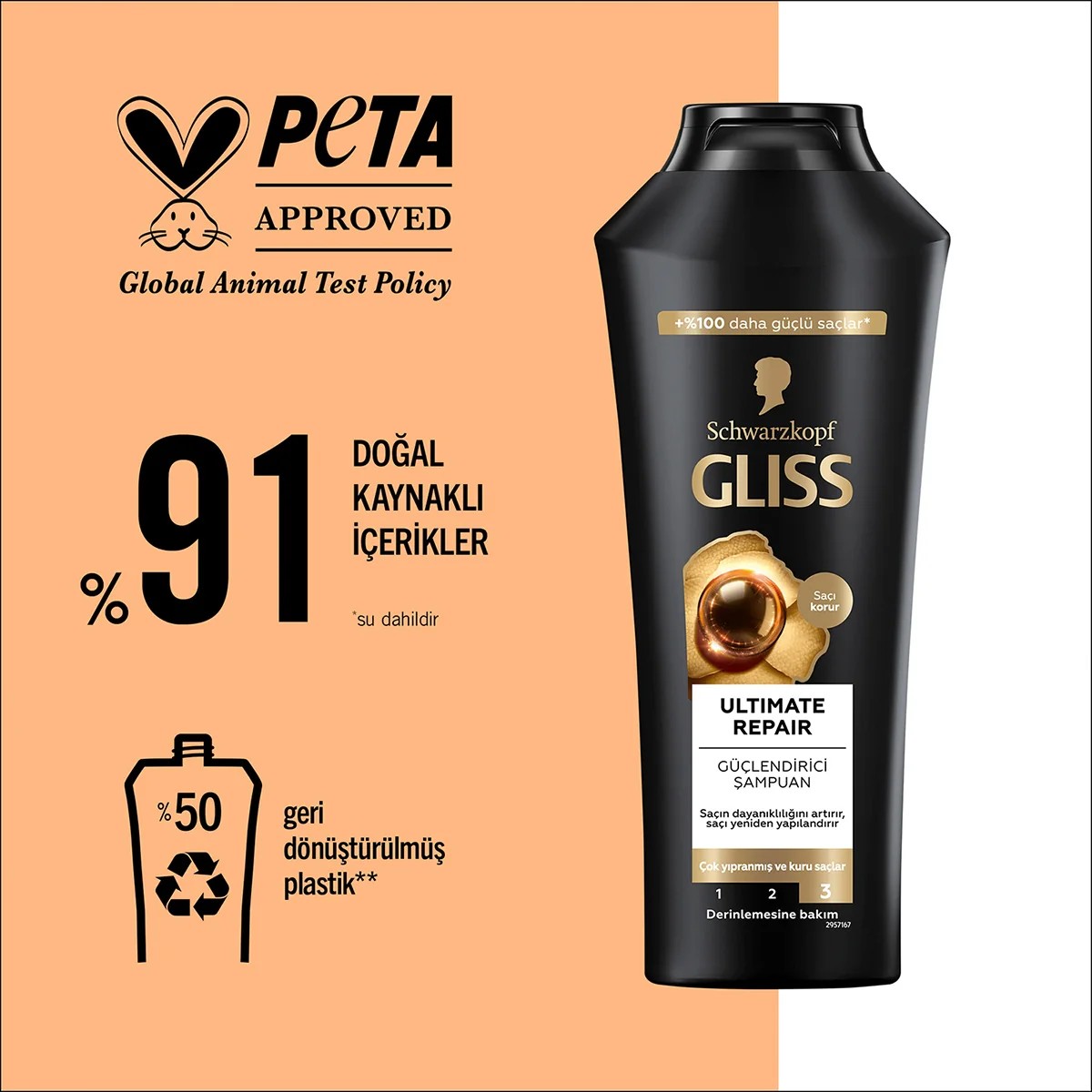 Gliss Şampuan Ultimate Repair 400 Ml
